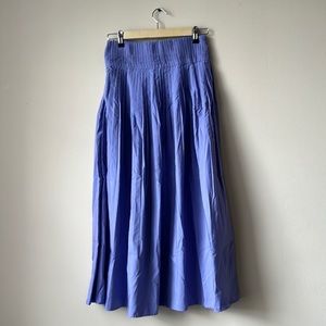 Zara Lavender Pleated Midi Skirt